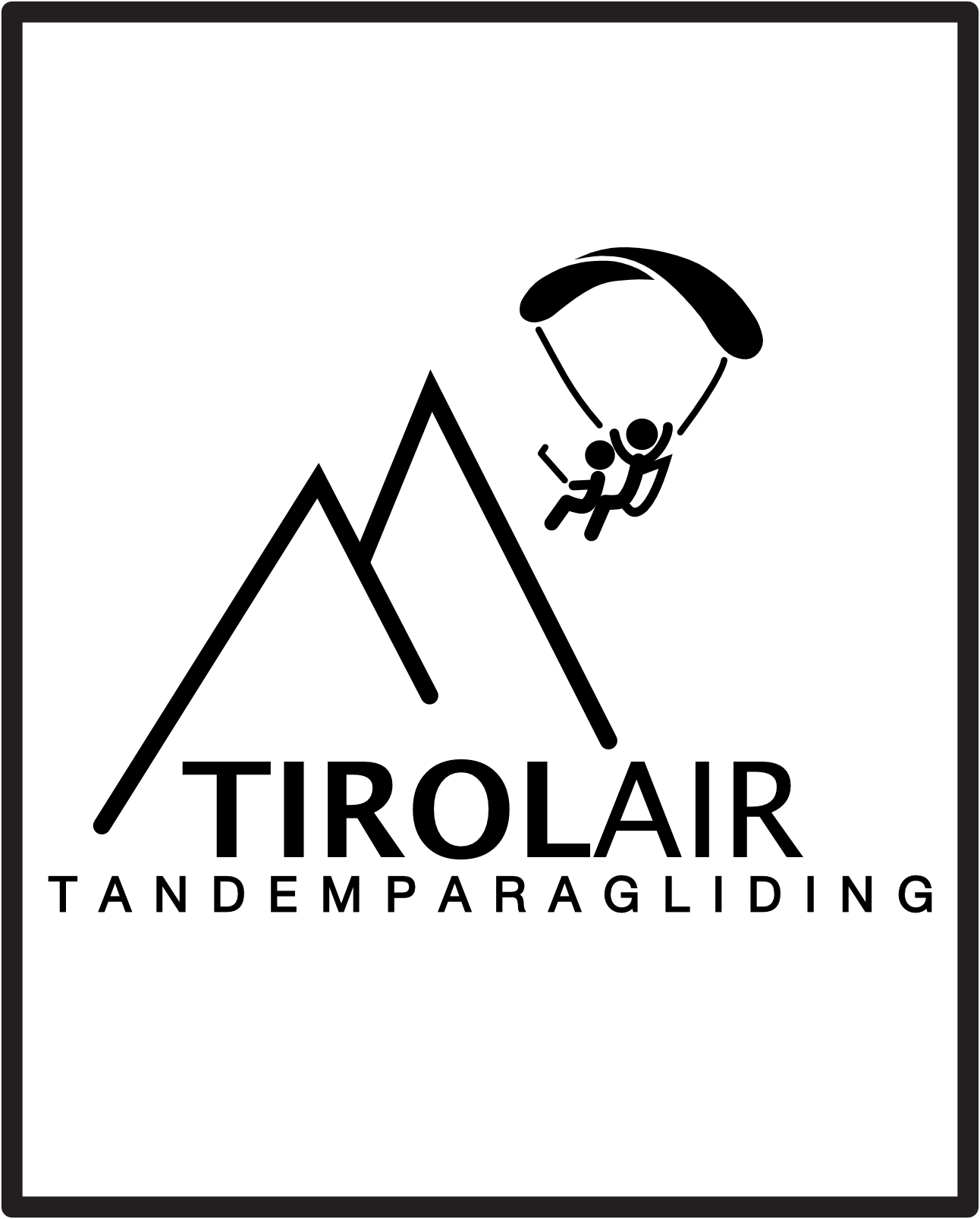TirolAir Logo mit Rahmen
